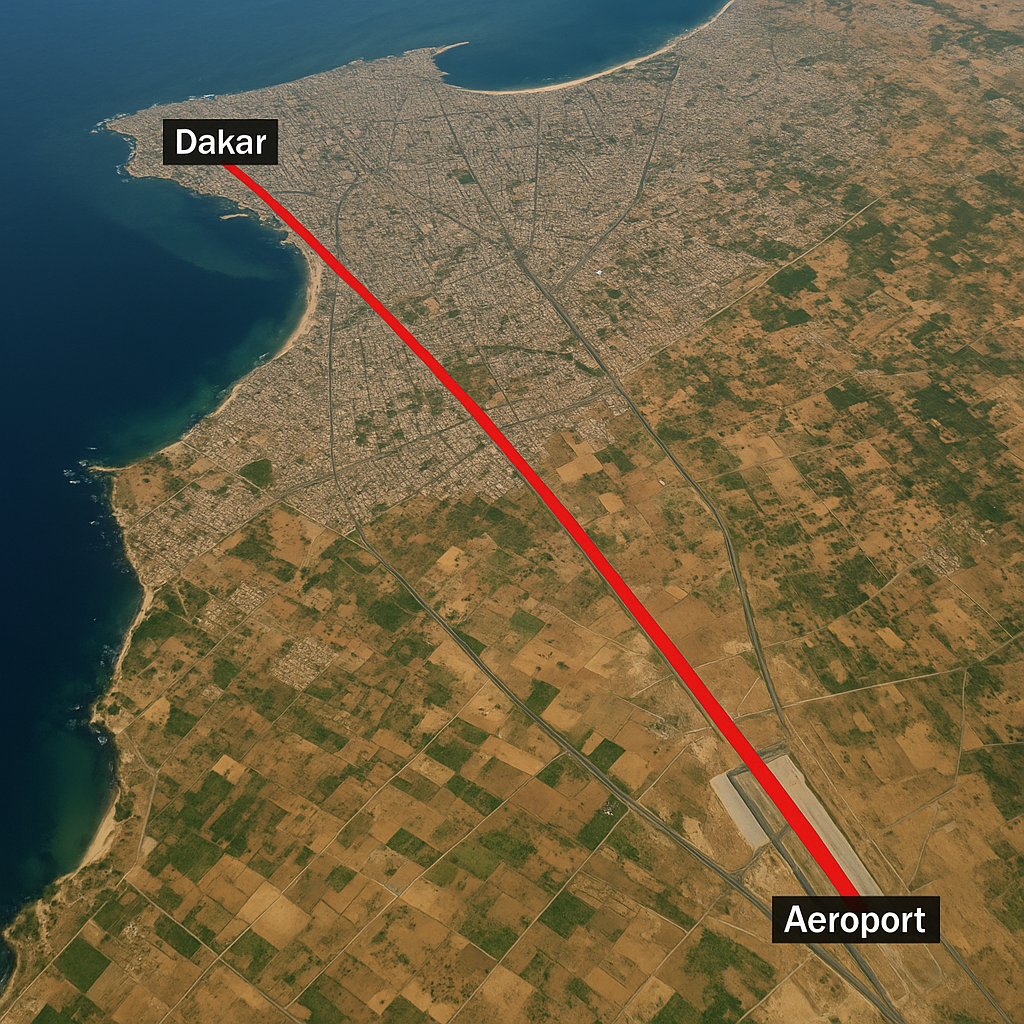 Transfert Aéroport - Hôtel à Dakar